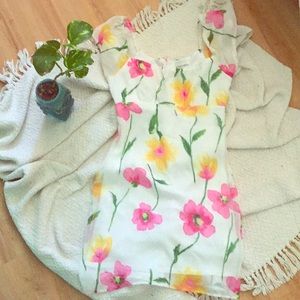 Floral mini dress